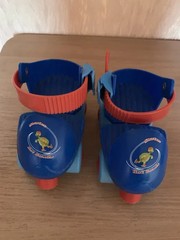 Vintage Style Kids Adjustable Quad Roller Skates Rekord K01 Toddler Sizes 25-30