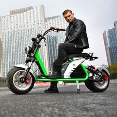 Citycoco 18 Inch Fat tire Electric Scooter 4000W Motor Max Speed 75 KM/H Black