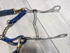 BLUE NYLON BRIDLE & Standard 5.5″ Correction Bit HORSE Accessory