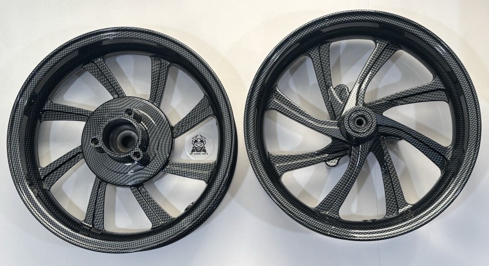 GY7 SCOOTER TANK 200 EFI CHUMA MAXUMA CARBON ARMOR WHEEL RIM SET CARBON FIBER