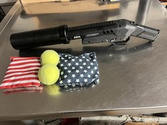 Custom AEA Harpoon with Bean Bag / Tennis ball launcher kit