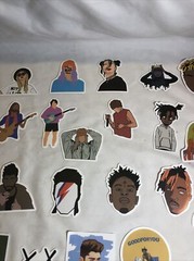 50PCS Popular Singers – Stickers For Laptop, Skateboard, Fridge