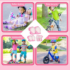 Knee Pads for Kids， Knee Pads and Elbow Pads Set Toddler 3-10 Years Protective G