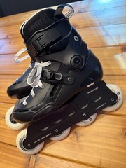 POWERSLIDE Storm Black 80 – Lightly Used – US Men’s Size 7-7.5