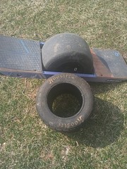 onewheel plus with charger and treaded tire