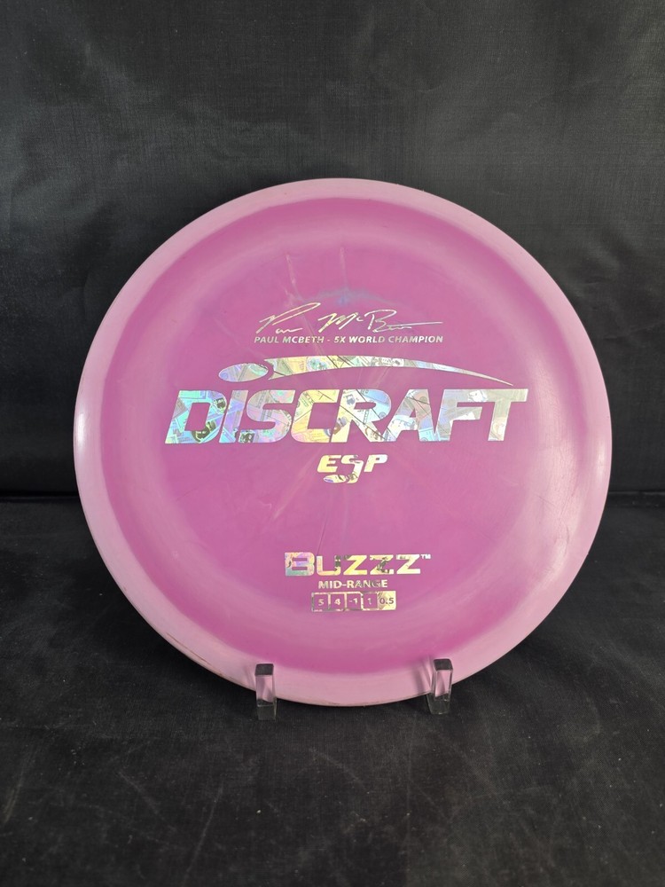 Discraft ESP Paul McBeth 5x Champion Buzzz Pink w/money foil 180g
