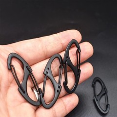 10-Pack Metal Small Carabiner Clips – 1.6 Inch Double-Sided Hooks for Keychains