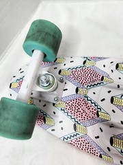 Penny Board 27″ Skateboard Pink Retro Fresh Prints Pattern White Green Australia