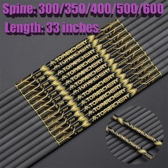 12X 33″ 100% Pure Carbon Shafts 0.003″ Straightness ID6.2mm for DIY Carbon Arrow