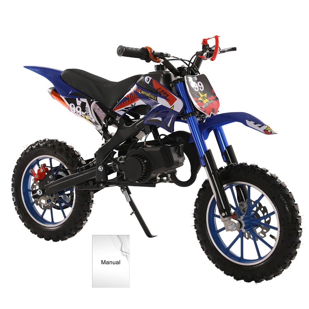 49CC Two-Stroke Kids Off-Road Motorcycle / Gas-Powered Dirt Bike Racer