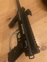 Tippmann Model 98 Platinum ACT Paintball Marker Tested and Working