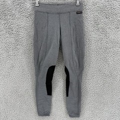 Kerrits Leggings Womens XS Herringbone Gray Breeches Horse Riding Fleece Lite