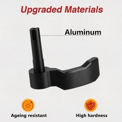 Black Aluminum Thumb Throttle Lever for Polaris Sportsman 450‑1000 XP Scrambler