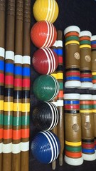 Vintage Forster Winthrop Croquet 6 Player Premier Set 3586 Lawn Game Party USA