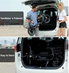 Electric Scooter with Seat for Adults, Peak 444W Motor, 28-35 Miles Range eScoo