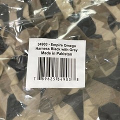 NEW Empire Omega 4 Pod Paintball Harness – Black/Grey