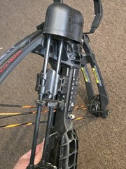 Barnett XP350 Bow Hunting Crossbow w/ Lighted Green & Red Scope – Works!