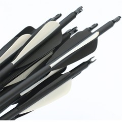 12Pcs 28″ Mixed Carbon Arrows SP500 Archery Target Practice Compound Recurve Bow