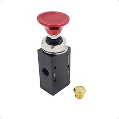 3-Way Three-Way Push/Pull Manual Tailgate Air Valve (Air Valve, W/Knob, Push