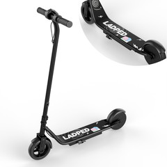 Ladped 6.5″ Kids Electric Scooter, LED Display, 3 Speeds, 250W Max 10Miles Range