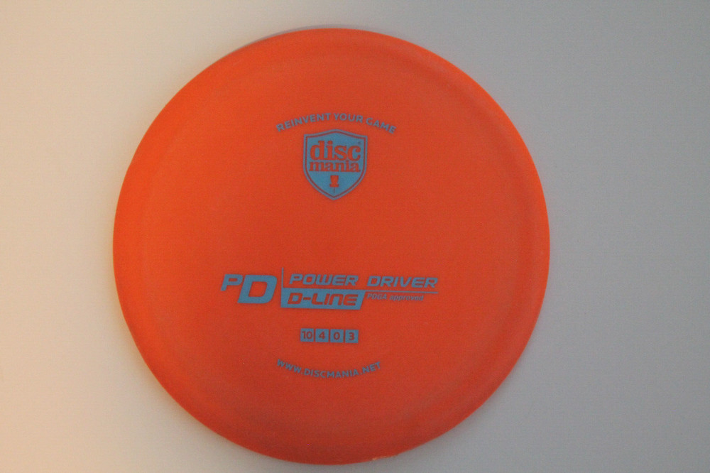 Dismania PD D-line Plastic Innova Mold. OOP Rare Orange w/ Gray stamp. 173 g