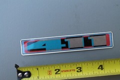 411 VM Video Magazine Skateboards Green Gold GB7b Vintage Skateboarding STICKER