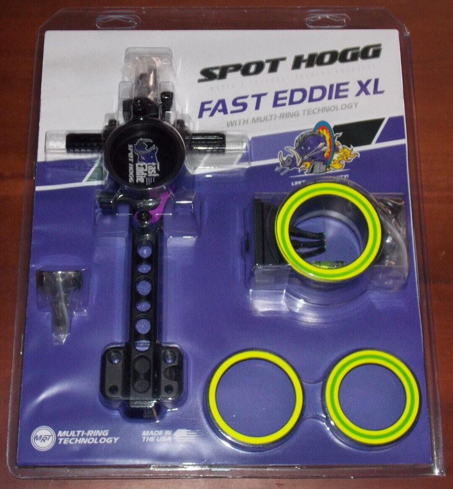 NEW Spot Hogg Fast Eddie XL 3 Pin Bow Sight- LEFT Handed, .019 – 3 Pin