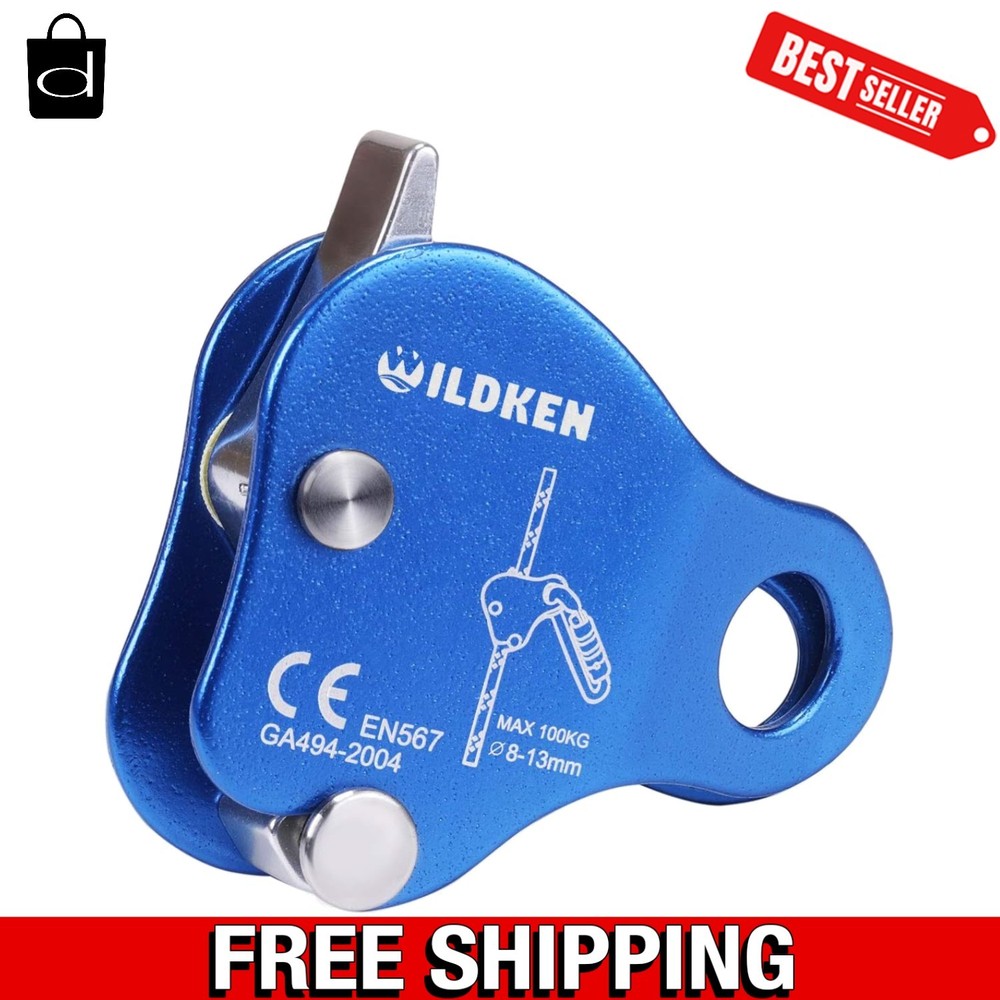 Self-Locking Climbing Rope Grab – Ultra-Portable Fall Protection Device, 7.8cm