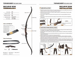 30-60LBS Archery 60″ Takedown Recurve Bow Wooden Riser RH for Hunting Target