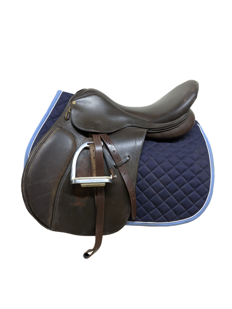 18 Inch Used Inter Collegiate Horse Association English Saddle 434-11872