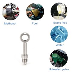 3AN Male to 10mm 3/8″ Banjo Stainless Steel Brake Hose Fitting 3AN-Straight