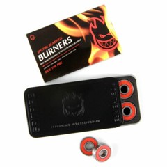SPITFIRE Skateboard Wheels BURNER BEARINGS – Pack of 8 with Reusable Tin