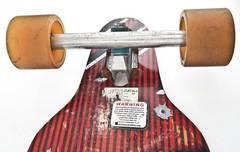 USED 41″ Sector 9 Skull Longboard Complete Gullwing Drop-through 74mm Nineballs