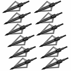 12Pcs 100gn 150gn Broadheads Arrow Heads for Archery Hunting Compound Crossbows