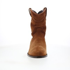 Dingo Stampede DI-806 Mens Brown Leather Slip On Western Boots