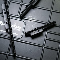 Low Profile Dovetail to Picatinny Rail Mount Adapter