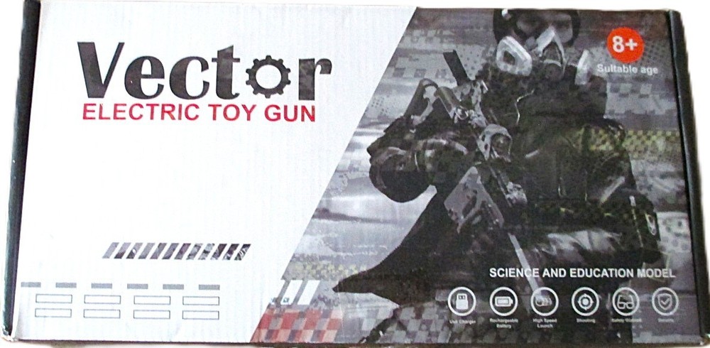 VECTOR ELECTRIC TOY GUN: SCIENCE AND EDUCATIONAL MODEL by KRYTAC – RARE LOT FUN