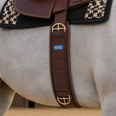 Horse Western Straight Girth Straight Cinch Neoprene Non-Slip Tack Brown 9765BR