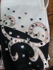 Rod’s Small Pink and Black Western Show Shirt (SEE DESCRIPTION)