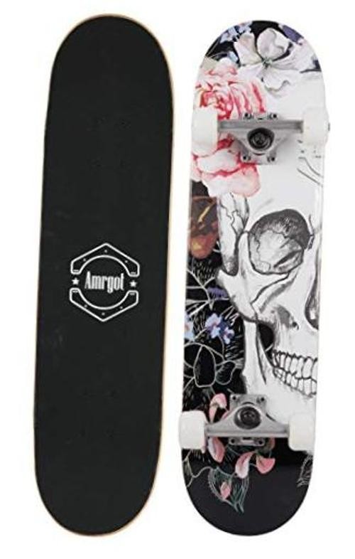 Skateboards for Beginners,31 * 8 inches Complete Skateboards for 9