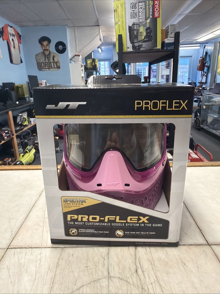 JT ProFlex Paintball Mask Goggle System Custom Birthstone Ice Opal