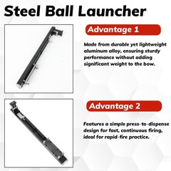 Quick Mount Ball Beads Tool Marbles Archery Dual-use Compound Bow Taregt Hunt
