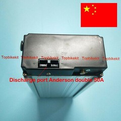 Aluminium Rear Rack Case 05/07 36V for ebike battery 18650 cells Battery Box