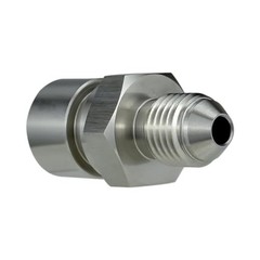 4AN Male to 3/8-24 Inverted Flare Female Adapter for 1/4″ 4AN to 3/8×24 – 1PC