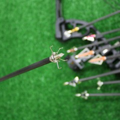 12x 100 Grain Small Game Broadheads Judo & Hammer Arrow Tips Screw-in Arrowheads