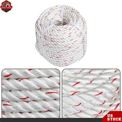 5/8in × 120ft Arborist Bull Rope Tree Hoist Rigging Line Arbor Utility Polyester