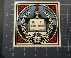SHEPARD FAIREY Obey Giant Revolutionary Love Reimagine STICKER poster print 239
