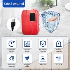 Corded Electric Mini Water, Instant On Demand Hot Water Heater, Under Sink Pl…