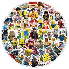 Mix 10/50 PCs Roblox Game Luggage Notebook Laptop Car Sticker – No Duplicate