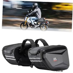 Motorcycle Saddlebags Expandable 20-30L Eva Hard Side Bag Compatible with